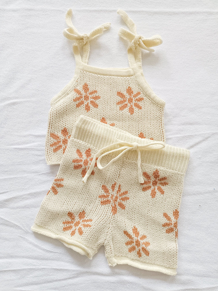2pcs Camisole Knitted Set