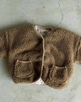 Checkered Fleece Jacket ( Bear)
