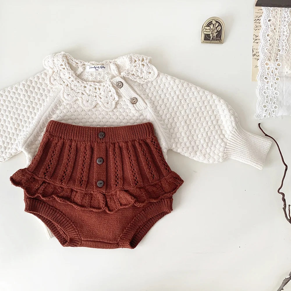 Lace Neck Sweater