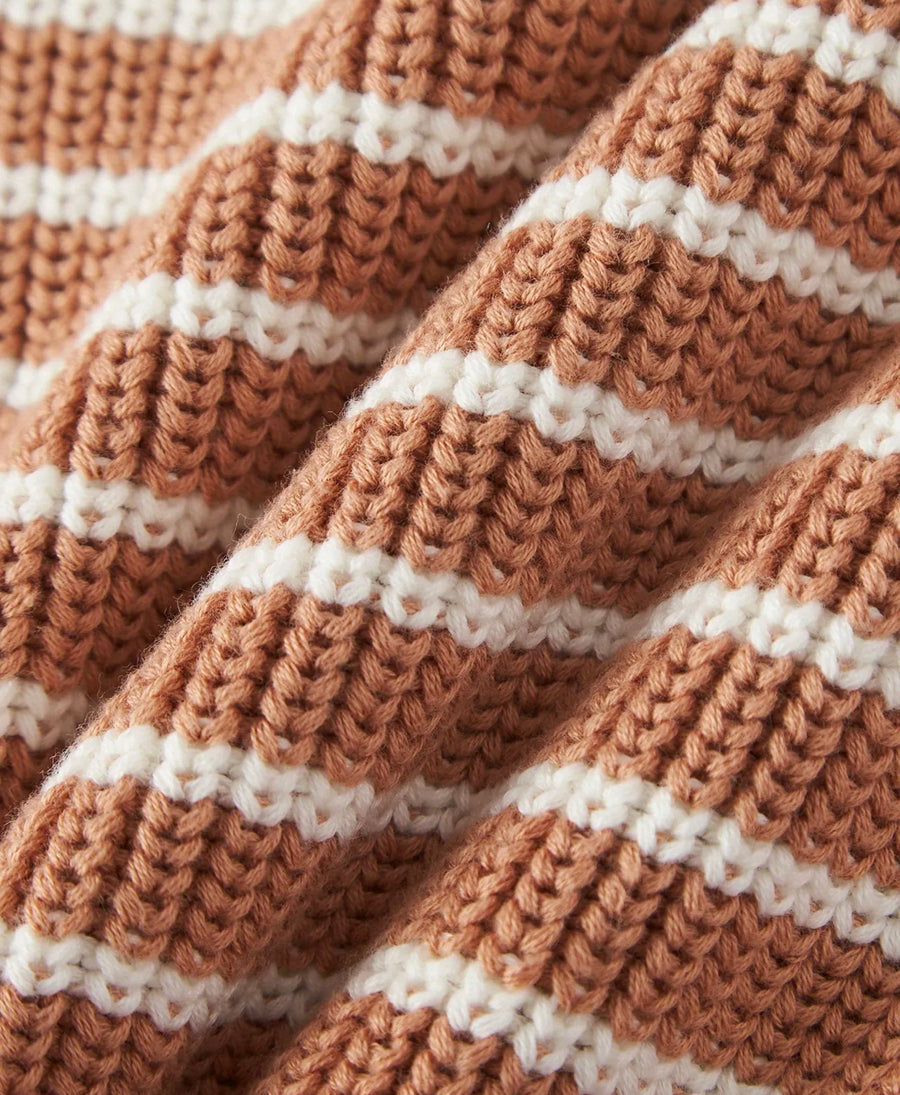 Striped Knit Romper