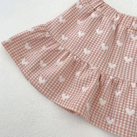 2pcs Heart Skirt Set
