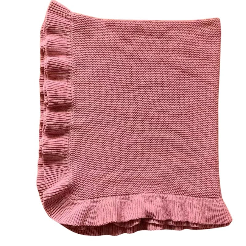 Cotton Knit Baby Blanket