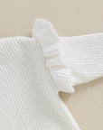 Ruffle Long Sleeve Knit
