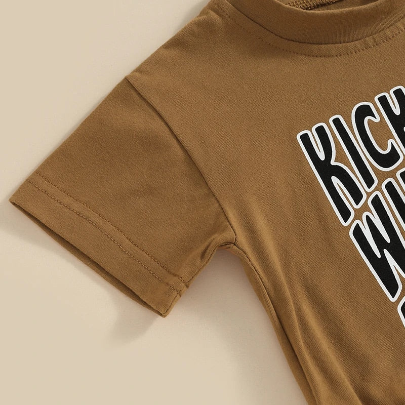 Kick It T-shirt Romper