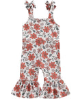 Bell Floral Jumpsuit (Red)