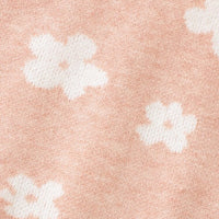 Floral Knit Top & Ruffle Trim Short