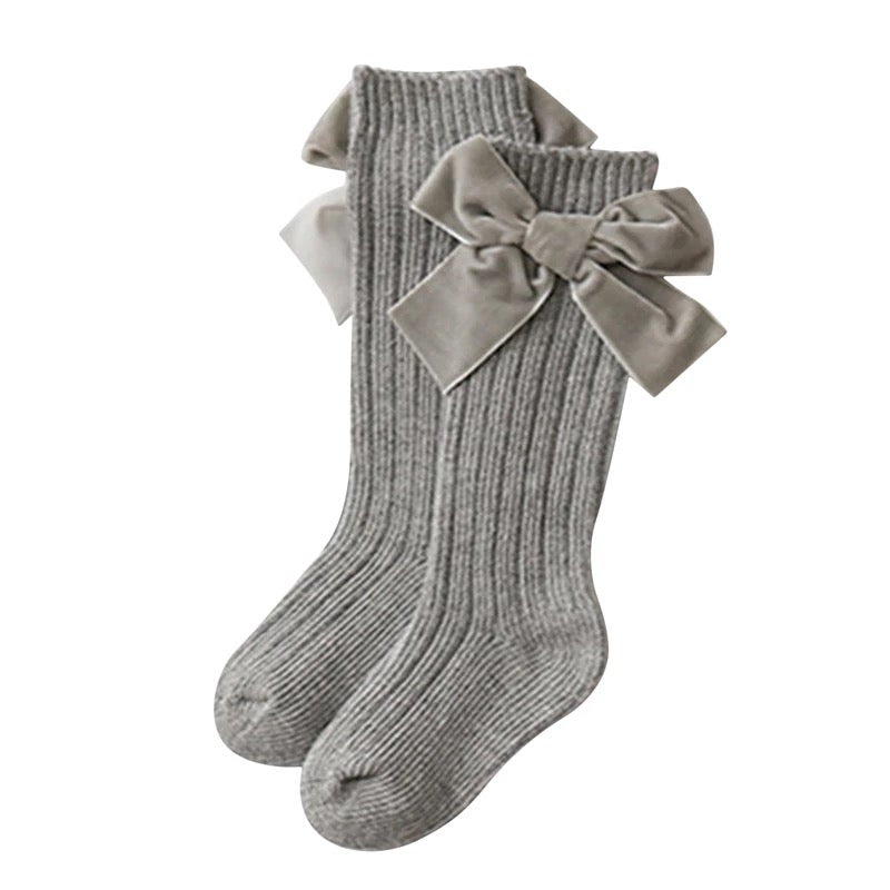Knee High Socks Bow Knot – Tiny&TotsShop
