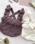 Genevieve Knit Set ( Cream, Purple)