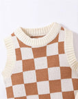 Checkerboard Knit Set