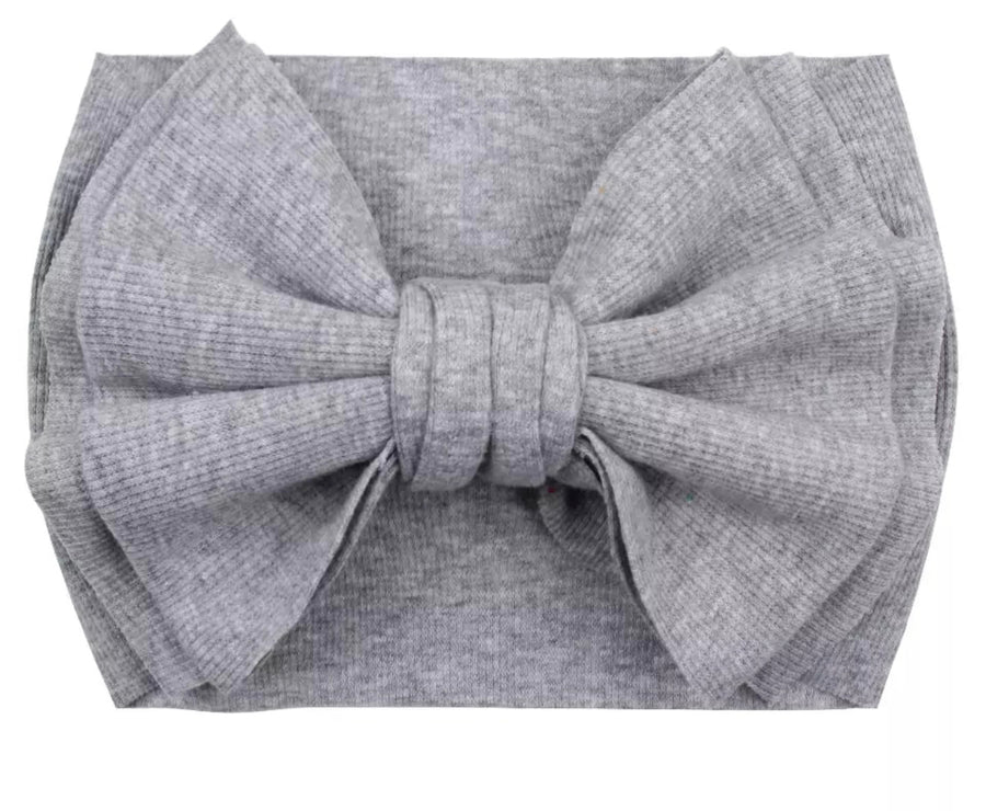 Knitted Fabric Bow Turban