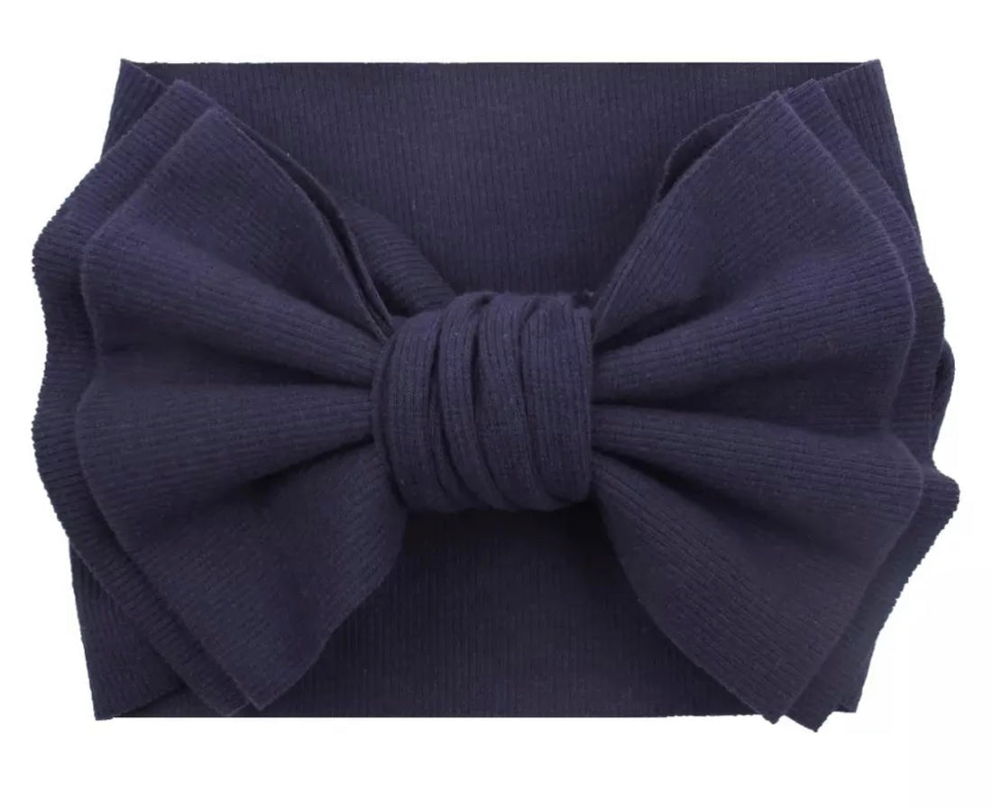Knitted Fabric Bow Turban